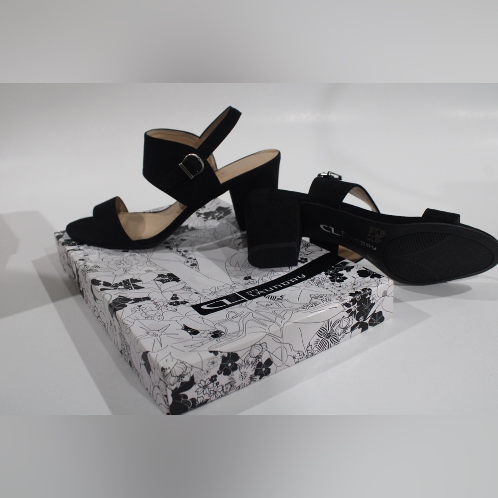 CL by Laundry Heels Color:Black Size:8.5